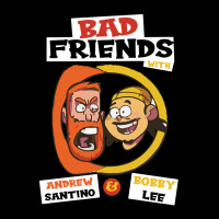 Bad Friends With Andrew Santino Amp Bobby Lee Poster 70s V-neck Tee | Artistshot