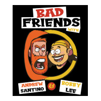 Bad Friends With Andrew Santino Amp Bobby Lee Poster 70s Sticker | Artistshot