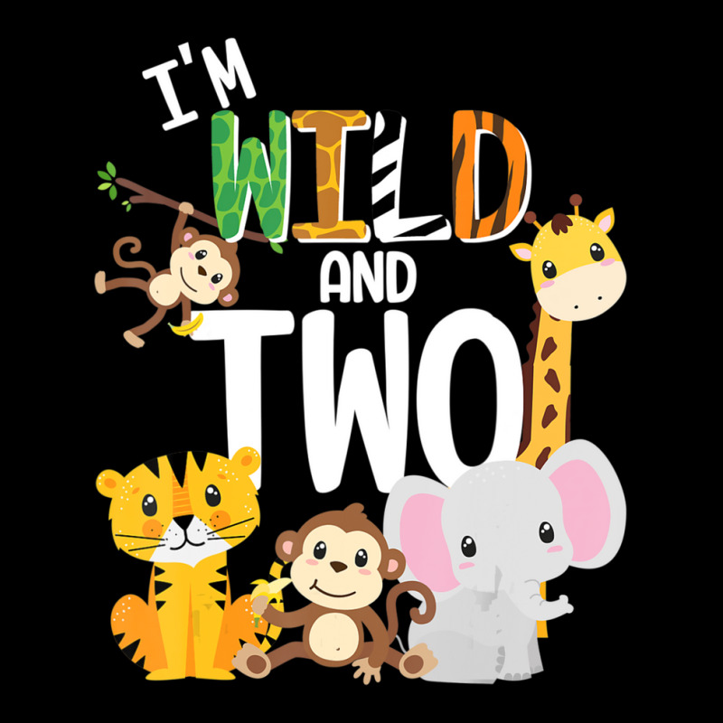 Hot Trend I'm Wild And Two Zoo Theme Birthday Safari Jungle Animals Zipper Hoodie by behindcedar22 | Artistshot