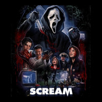 Scream Horror Movie Artwork Cropped Sweater | Artistshot