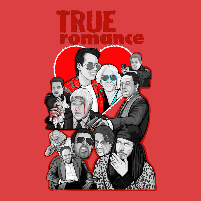 True Romance Character Collage Art Tank Top | Artistshot