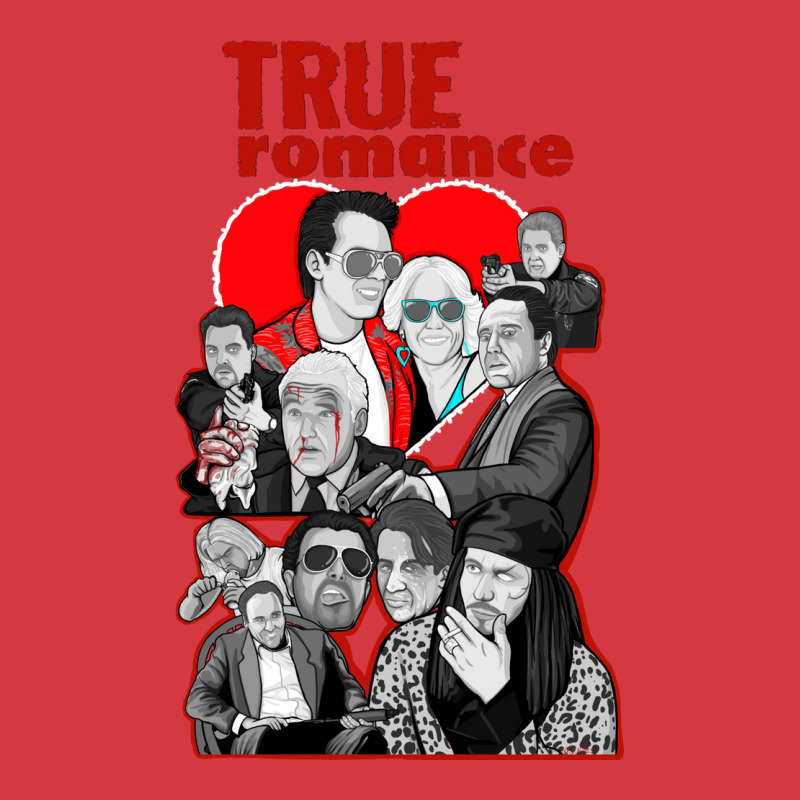 True Romance Character Collage Art Men's Polo Shirt | Artistshot