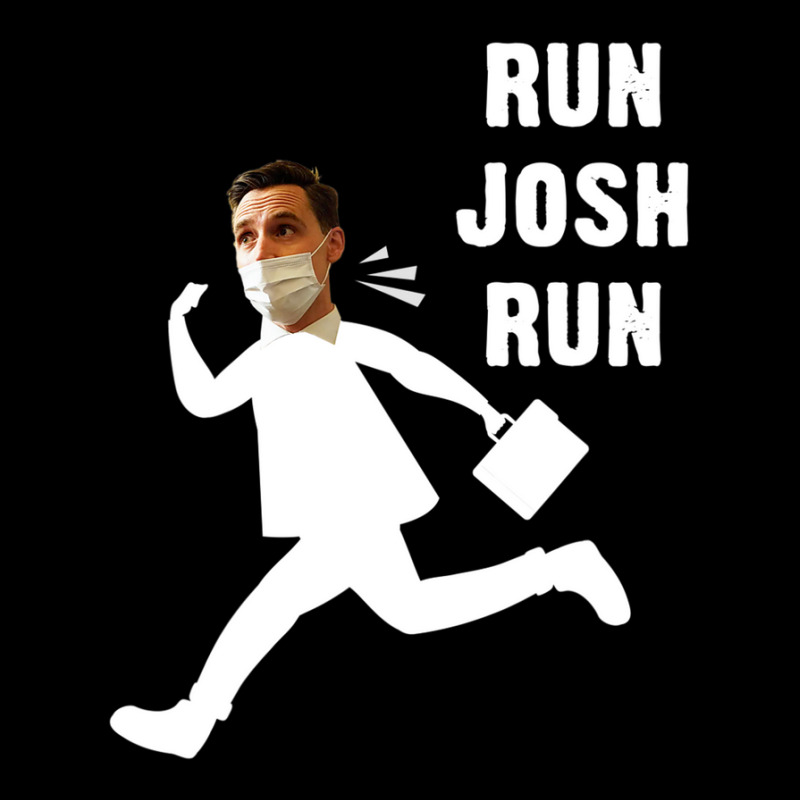 Josh Hawley Run Free Funny Josh Hawley Running Baby Bibs by plavouryu5 | Artistshot