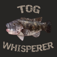 Limited Edition Tog Whisperer Blackfish Tautog Ladies Fitted T-shirt | Artistshot