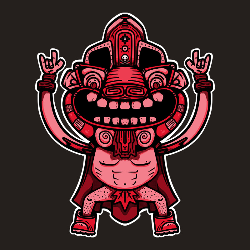 Limited Edition Aztec Warrior Red Tank Top by Inmamlil638 | Artistshot