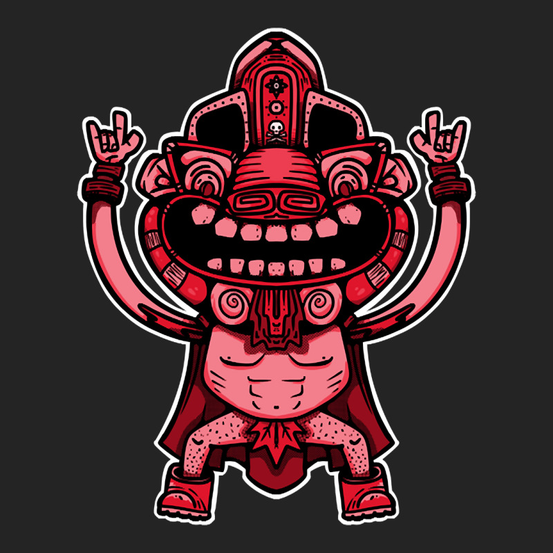 Limited Edition Aztec Warrior Red 3/4 Sleeve Shirt by Inmamlil638 | Artistshot