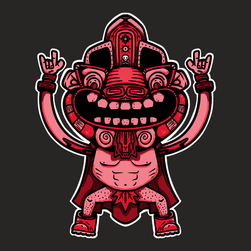 Limited Edition Aztec Warrior Red Ladies Fitted T-Shirt by Inmamlil638 | Artistshot