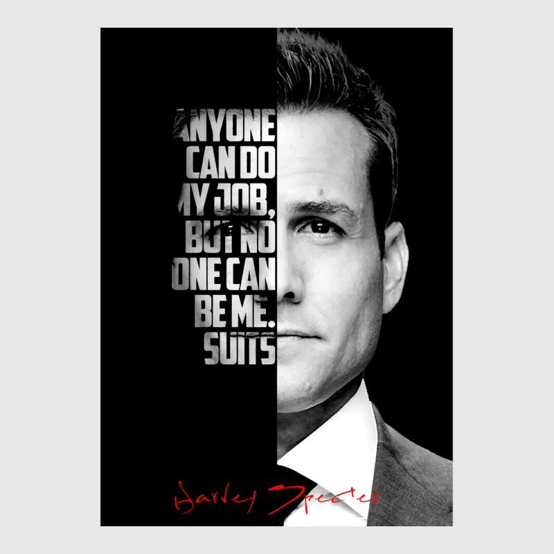 Black And White Harvey Specter Quote Poster Hipster Unisex Jogger by pihnyadzif | Artistshot