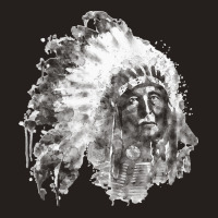 Native American Portrait T  Shirt Native American Chief Black And Whit Tank Top | Artistshot