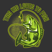 Hot Trend This Kid Loves To Fish Heart Fishing Baby Bodysuit | Artistshot