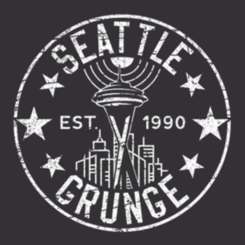 Fascinating Seattle Grunge Design 1 Vintage Hoodie And Short Set | Artistshot