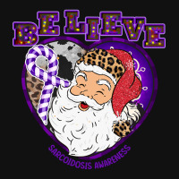 Hot Trend Sarcoidosis Awareness Awareness - Santa Believe Leopard Chri Graphic T-shirt | Artistshot