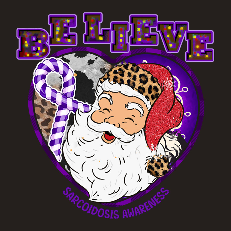 Hot Trend Sarcoidosis Awareness Awareness - Santa Believe Leopard Chri Tank Top | Artistshot