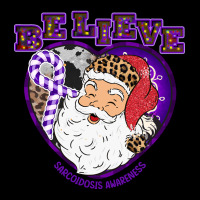 Hot Trend Sarcoidosis Awareness Awareness - Santa Believe Leopard Chri V-neck Tee | Artistshot