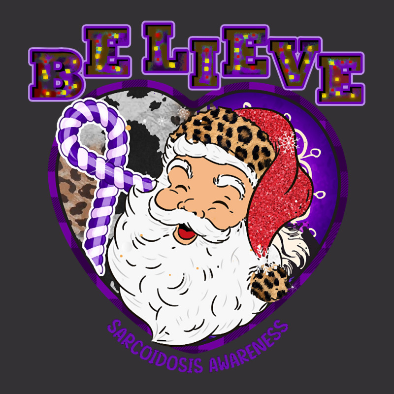 Hot Trend Sarcoidosis Awareness Awareness - Santa Believe Leopard Chri Vintage Hoodie And Short Set | Artistshot