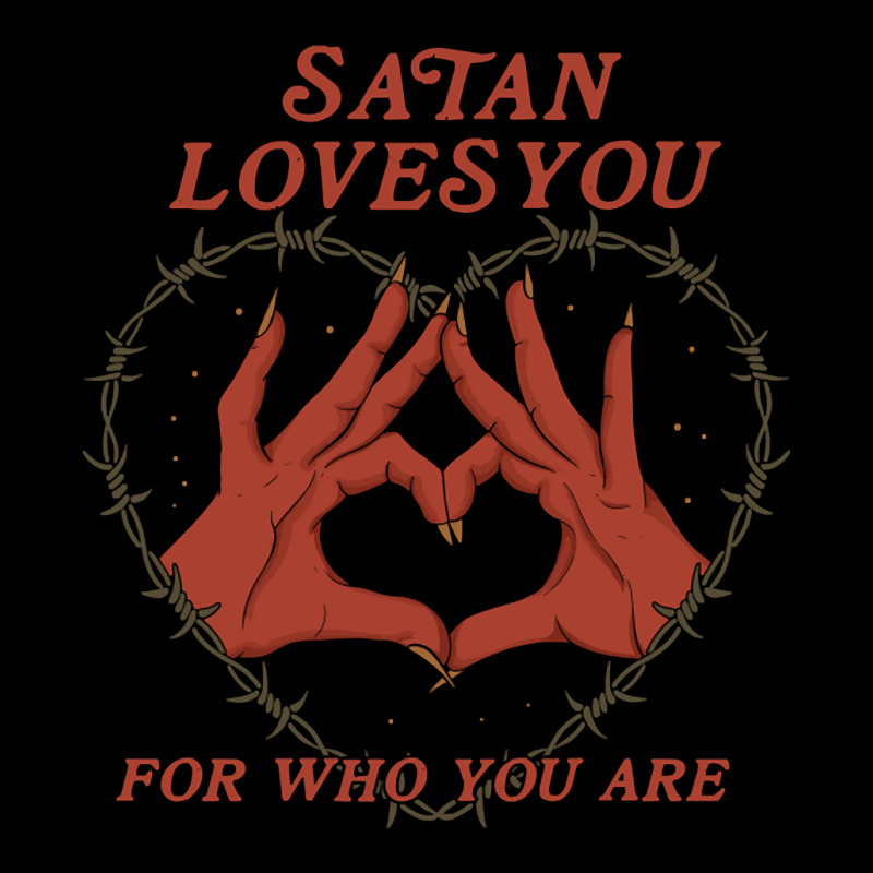 Limited Edition Satan Loves You Men's Long Sleeve Pajama Set by poppyallen | Artistshot