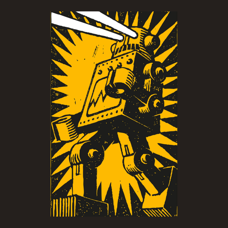 Black Robot Tank Top by juncajfaldux | Artistshot