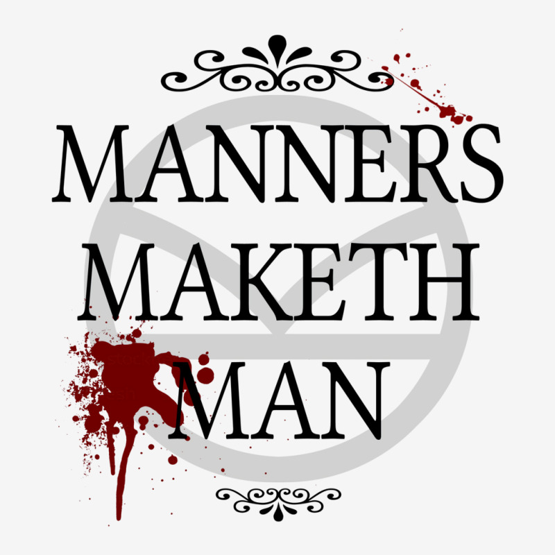 Manners Maketh Man Scorecard Crop Tee by zainisyrinez | Artistshot