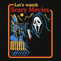 Lets Watch Scary Movies Scream Horror Scorecard Crop Tee | Artistshot