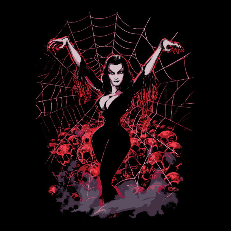 Vampira Spider Web Gothic Lightweight Hoodie | Artistshot