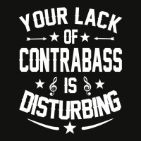 Resized-contrabass Player Distrurbing Quote Gift Classic Scorecard Crop Tee | Artistshot