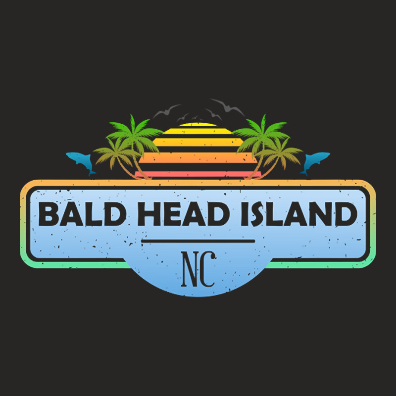 Trending Bald Head Island Beach - North Carolina, Tropical Palm Trees Ladies Fitted T-Shirt by Inmamlil638 | Artistshot