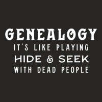 Men S Genealogy , Playing Hide   Seek, Genealogist Gift Ladies Fitted T-shirt | Artistshot