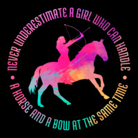 Trending A Girl Who Can Handle A Horse And A Bow Mounted Archery Adjustable Cap | Artistshot