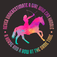 Trending A Girl Who Can Handle A Horse And A Bow Mounted Archery Racerback Tank | Artistshot