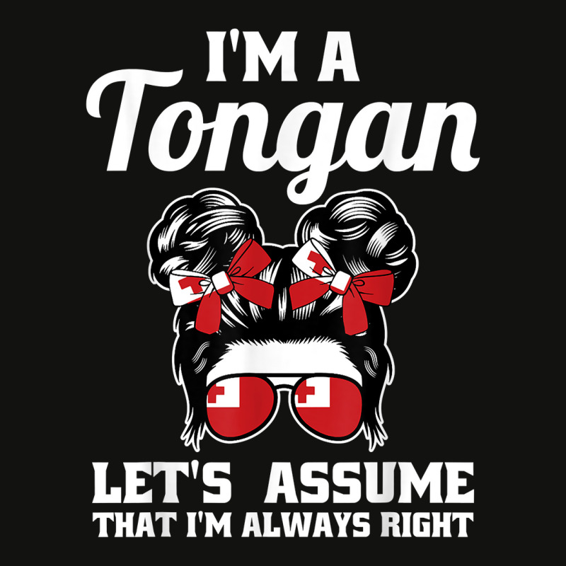 I'm A Tongan Let's Assume That I'm Always Right Tonga T Shirt Scorecard Crop Tee by darrene68stu | Artistshot