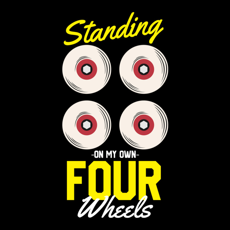 Standing On My Own Four Wheels Women's V-Neck T-Shirt by King.Chloe | Artistshot