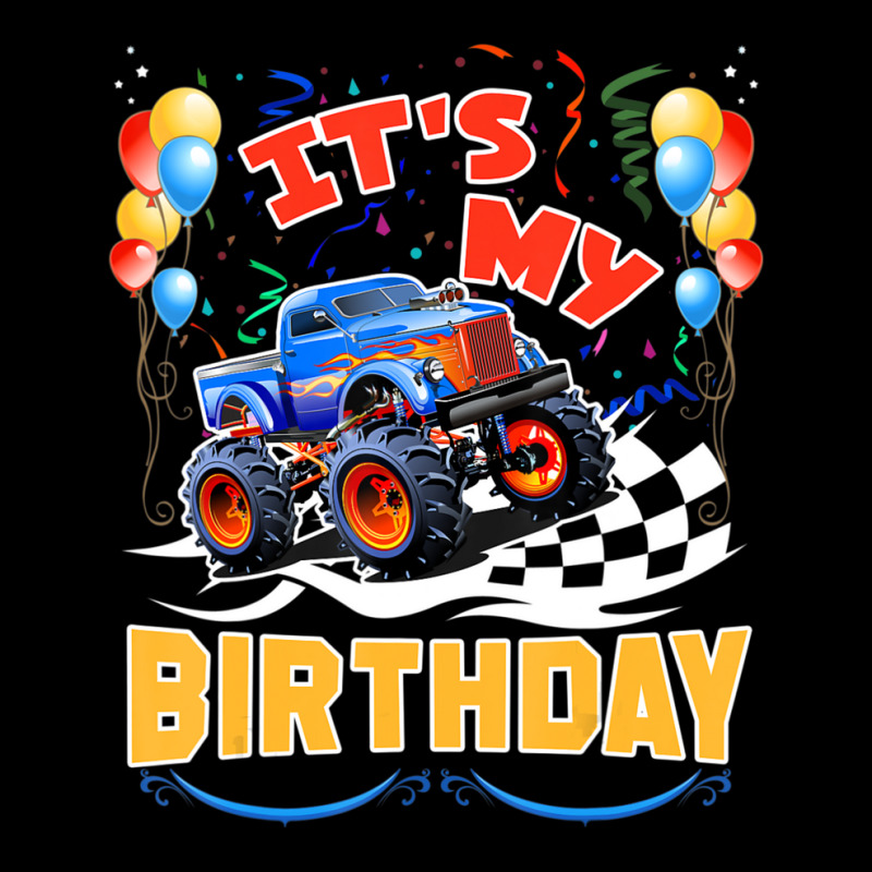 Trending It Is My Birthday Boy Monster Truck Car Party Day Kids Cute Toddler Sweatshirt | Artistshot