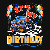 Trending It Is My Birthday Boy Monster Truck Car Party Day Kids Cute Graphic Youth T-shirt | Artistshot