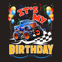 Trending It Is My Birthday Boy Monster Truck Car Party Day Kids Cute Tank Top | Artistshot