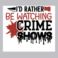 Rather Watching Crime Shows Funny Crime Poster 70s Pocket T-shirt | Artistshot