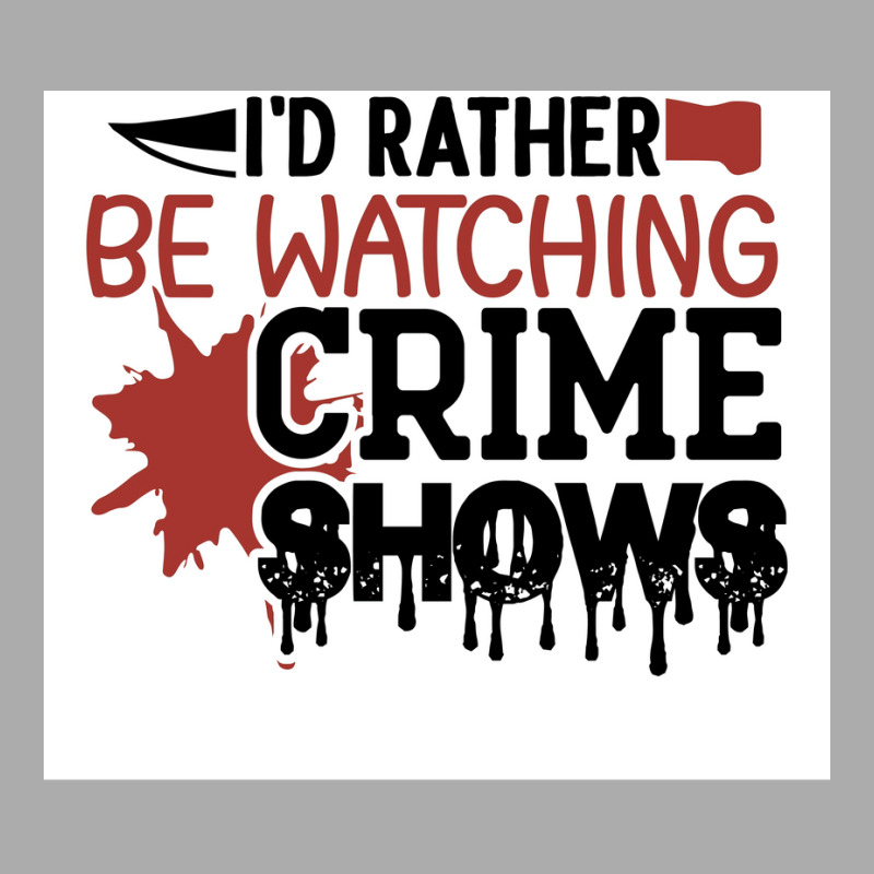 Rather Watching Crime Shows Funny Crime Poster 70s Men's T-shirt Pajama Set by pihnyadzif | Artistshot