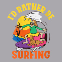 Womens Id Rather Be Surfing Wake Surfer V Neck T Shirt Youth 3/4 Sleeve | Artistshot