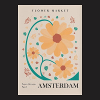 Flower Market Amsterdam T-shirt | Artistshot