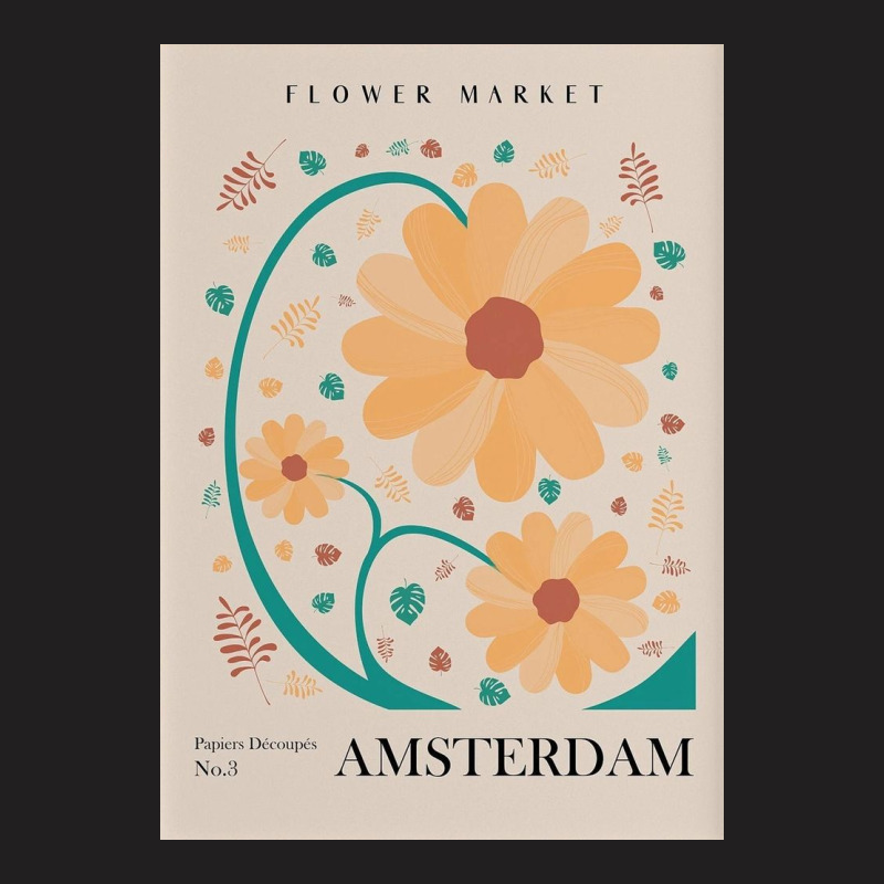 Flower Market Amsterdam T-Shirt by currygeorge | Artistshot