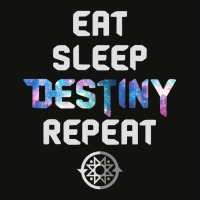 Eat Sleep Destiny Repeat  Gamers  Video Games Gaming Gift Scorecard Crop Tee | Artistshot