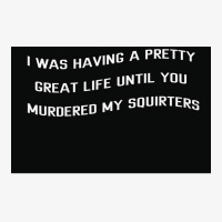 Paradise Pd Quote Quoti Was Having A Pretty Great Life Before You Murd Ladies Fitted T-shirt | Artistshot