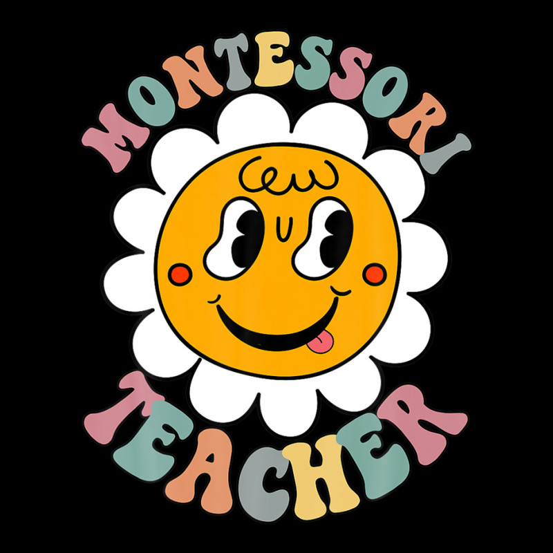 Back To School, Retro 80's Montessori Teacher Sunflower Unisex Jogger | Artistshot