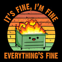 Hot Trend It's Fine, I'm Fine,everything's Fine Lil Dumpster Fire Cool Adjustable Cap | Artistshot