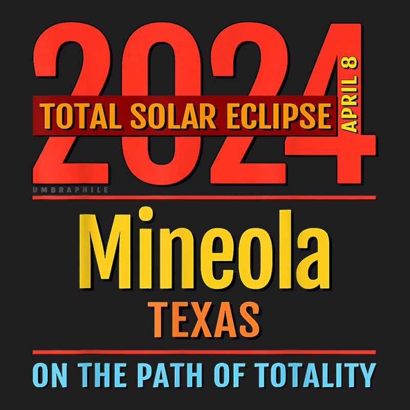 Mineola Texas Tx Total Solar Eclipse 2024  4  T Shirt Classic T-shirt by barrydygertkkx | Artistshot