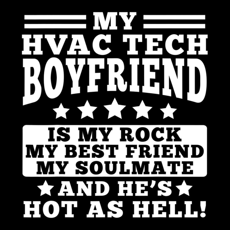 Hvac Tech Girlfriend Apparel - Funny Girlfriends Design Cropped Hoodie by kaciacindz6 | Artistshot