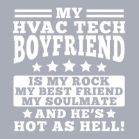 Hvac Tech Girlfriend Apparel - Funny Girlfriends Design Tank Dress | Artistshot