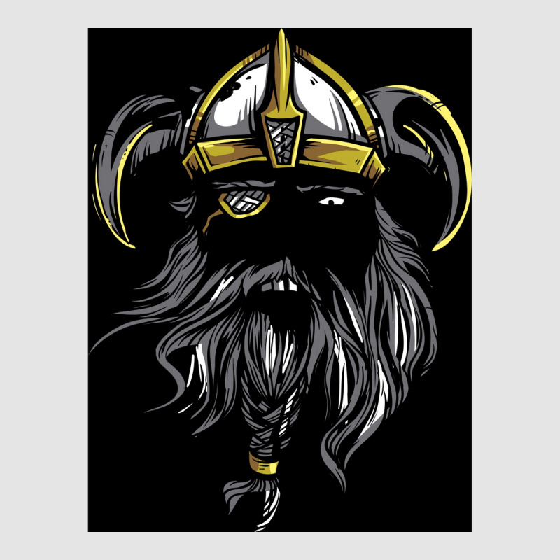 Viking Warrior Beard Power With Horned Helmet  Gift Love Medium-length Apron | Artistshot