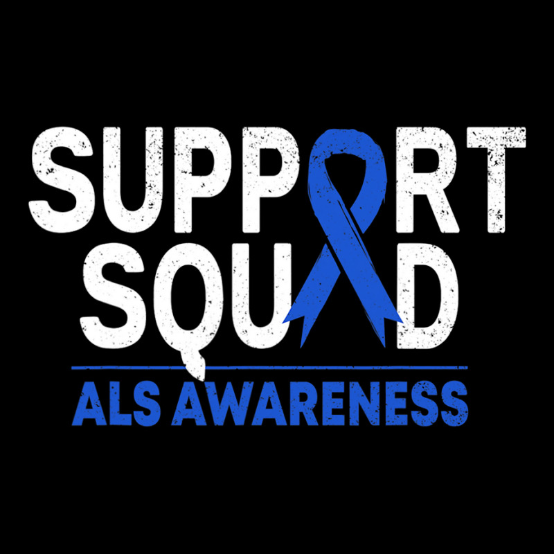 Support Squad Als Awareness Month Blue Ribbon Support Team Youth Jogger by DonnaSchennum1234 | Artistshot