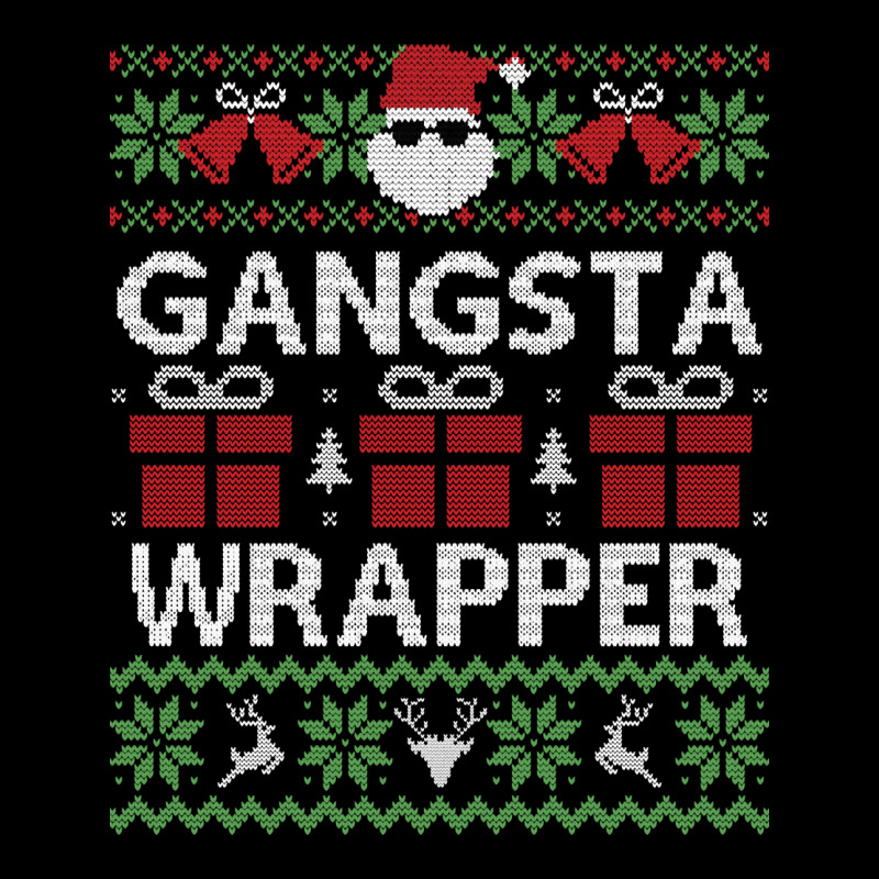 Long Sleeve Shirt Gangsta Wrapper Ugly Sweater Christmas Youth Sweatshirt | Artistshot