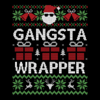 Long Sleeve Shirt Gangsta Wrapper Ugly Sweater Christmas Youth Zipper Hoodie | Artistshot